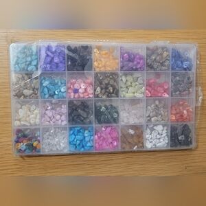 Assorted stone beads